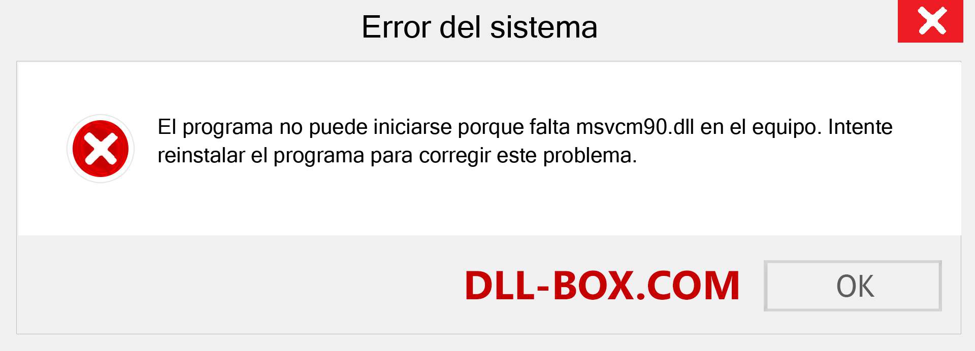 ¿Falta el archivo msvcm90.dll ?. Descargar para Windows 7, 8, 10 - Corregir msvcm90 dll Missing Error en Windows, fotos, imágenes